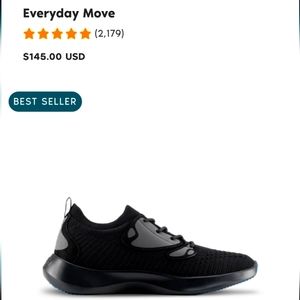 VESSI Everyday Move sneakers in moonlight black/black